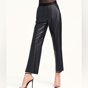 Nwot luxury Wolford Estella trousers faux leather Austria Croatia  sz S 155/65